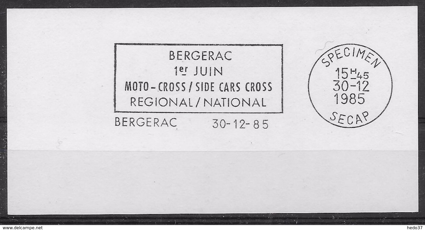 Motos - Side-Car - Flamme Secap SPECIMEN - TB - Motorbikes