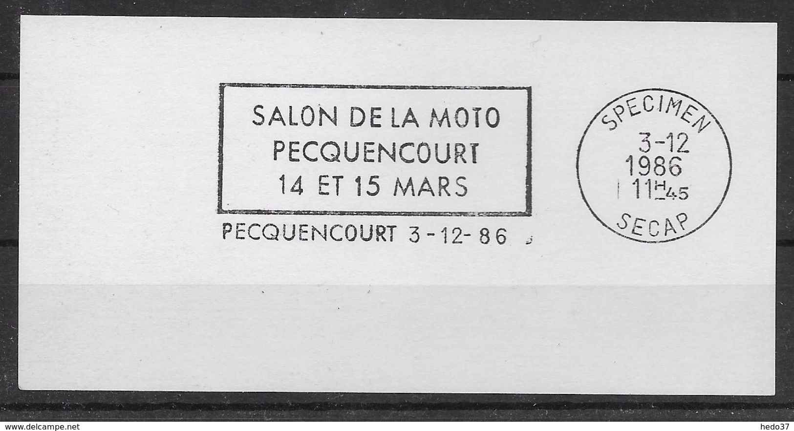 Motos - Side-Car - Flamme Secap SPECIMEN - TB - Motos