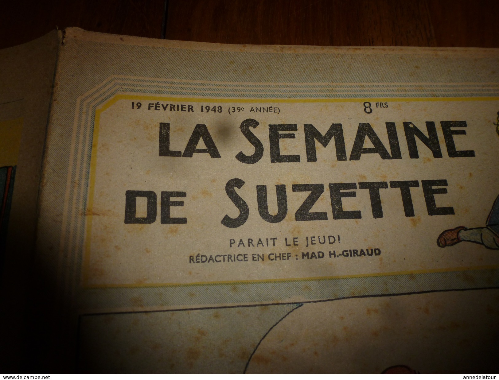 1948  LSDS :Les 7 Miches De St-Hervé (Bretagne);Héroïne De La Résistance à 11 Ans,décorée De La Croix De Guerre (photo) - La Semaine De Suzette