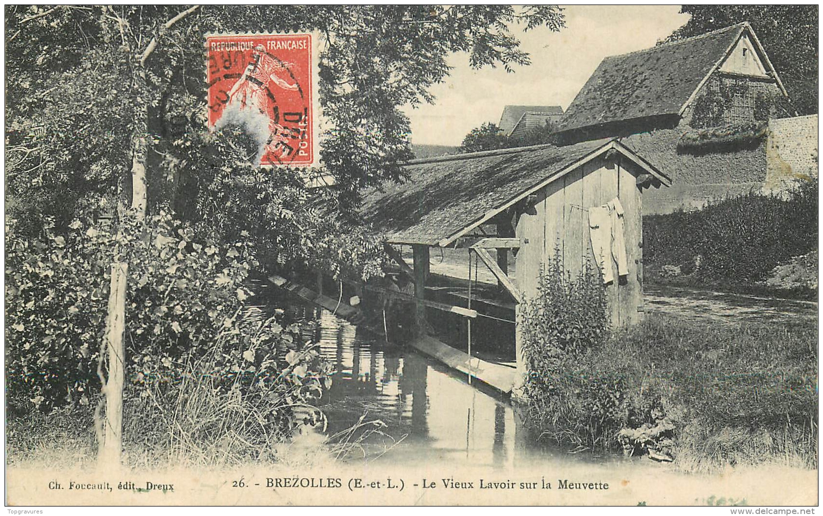 28 BREZOLLES VIEUX LAVOIR SUR LA MEUVETTE - Autres & Non Classés