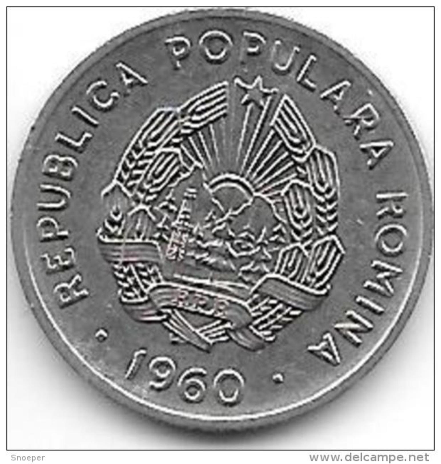 Romania 15 Bani 1960  Km 87     Xf+ - Roumanie