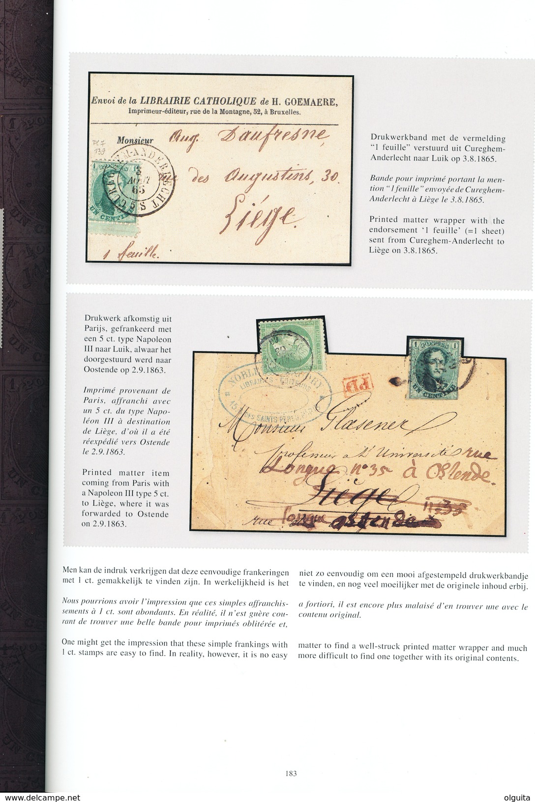 LIVRE Belgique - Le 1 Centime Médaillon 1861/1866, Par Luc Van Pamel, 249 P. ,2009 , Etat Pratiquement NEUF --  15/299 - Philatélie Et Histoire Postale