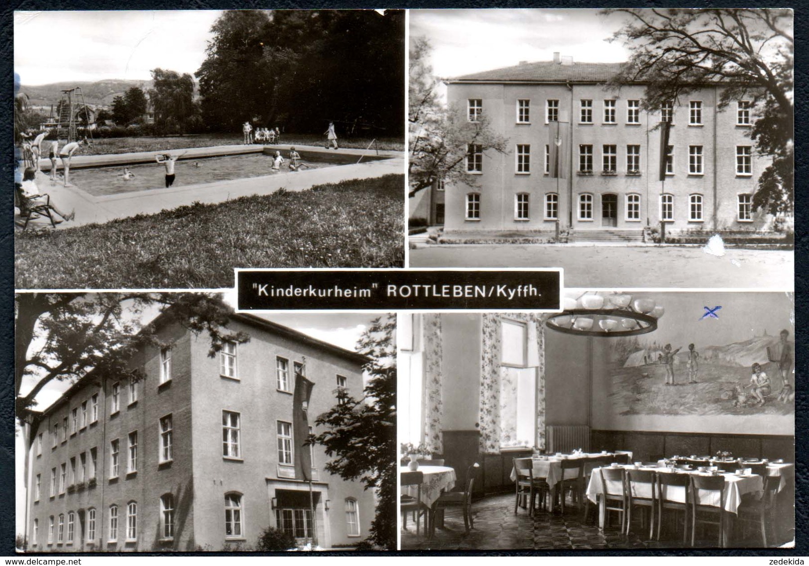 A8494 - Rottleben - Kindergenesungsheim - Straub & Fischer - Gel 1987 - Sondershausen