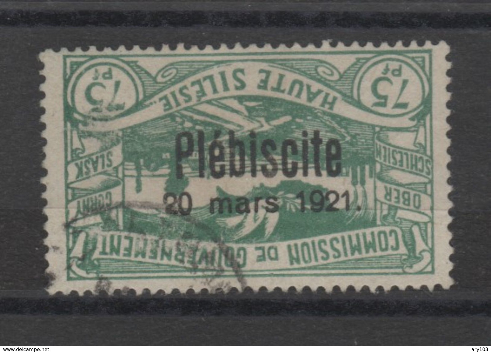 Pologne - Haute Silésie _ N°56 Surcharge Plébiscite  Renversée(1921) - Silésie