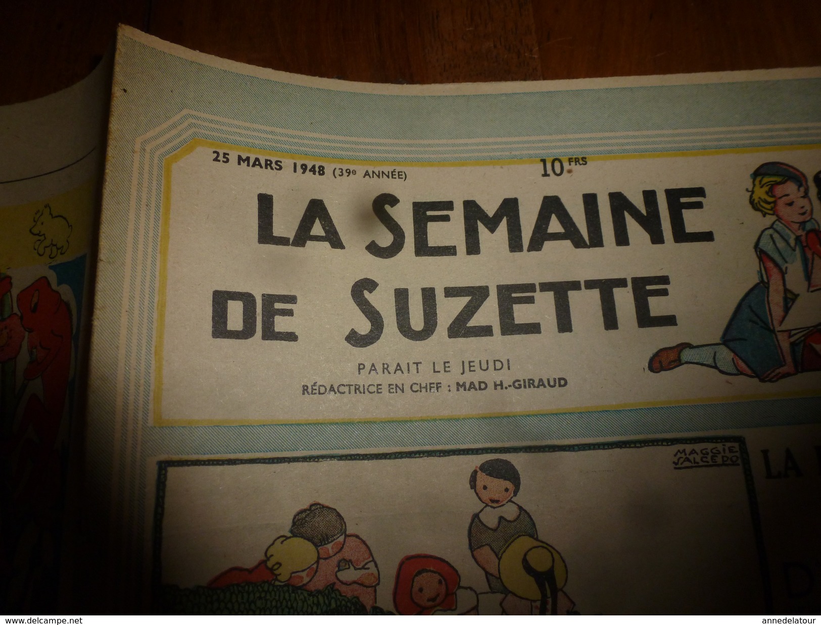 1948  LSDS (La Semaine De Suzette) :Les Petits Ennuis De Bécassine;La Féerie Musicale Des Trouvères Et Troubadours ;etc - La Semaine De Suzette