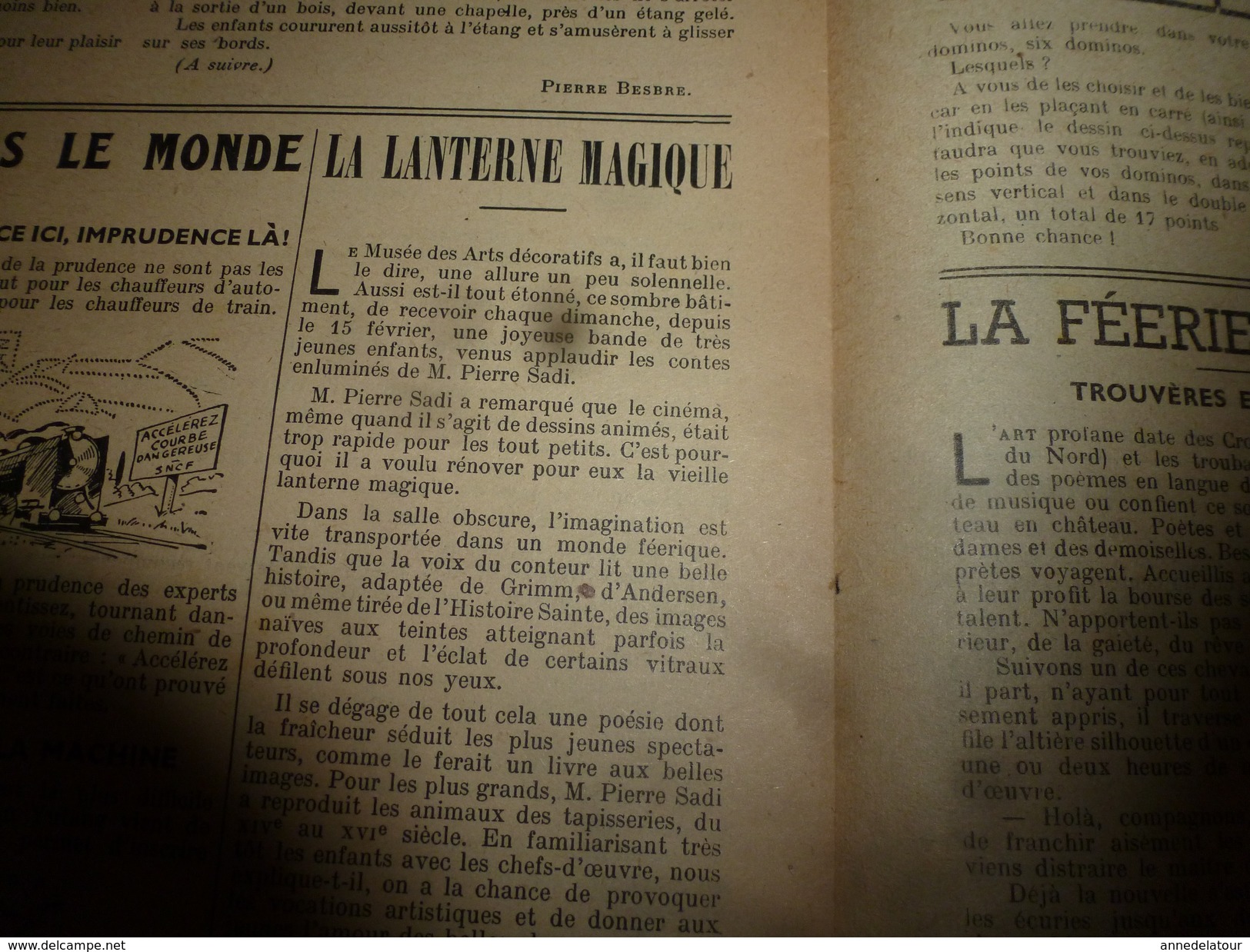 1948  LSDS (La Semaine De Suzette) :Les Petits Ennuis De Bécassine;La Féerie Musicale Des Trouvères Et Troubadours ;etc - La Semaine De Suzette