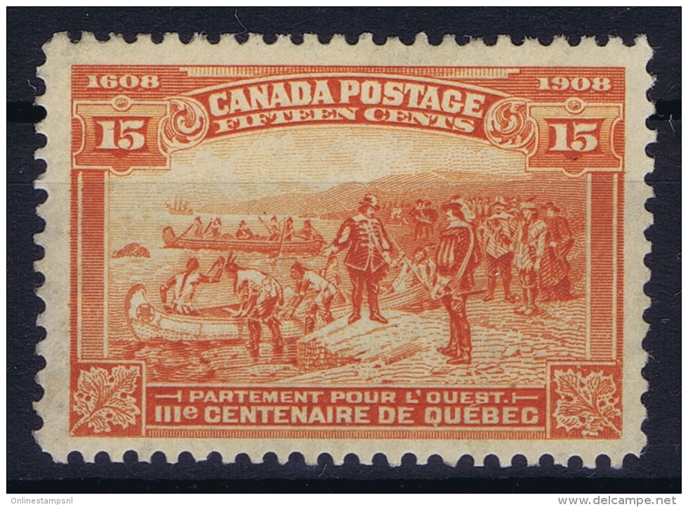 Canada Sg 194  Mi 90 MH/* Flz/ Charniere - Neufs