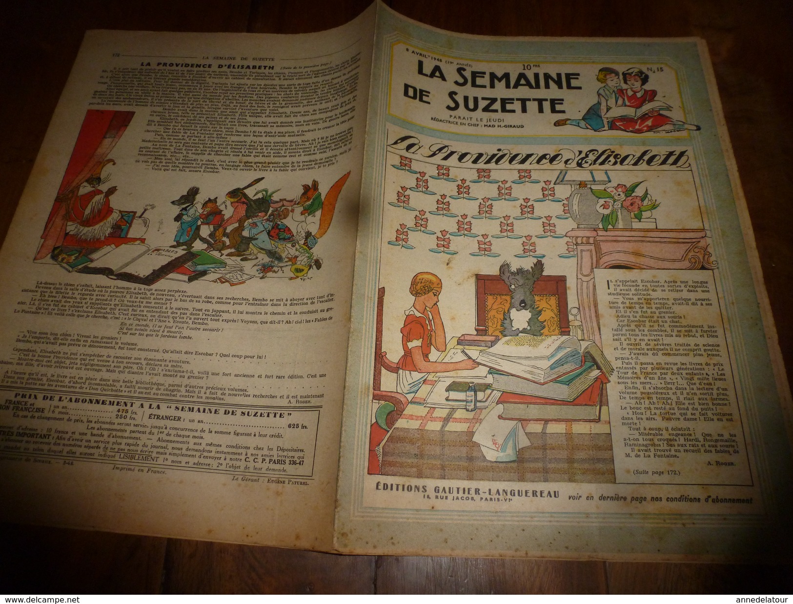 1948  LSDS Bécassine;LES PETITS CHANTEURS A LA CROIX DE BOIS; La Fée De La Glace Canadienne D'Ottawa ,Barbara Ann-Scott - La Semaine De Suzette