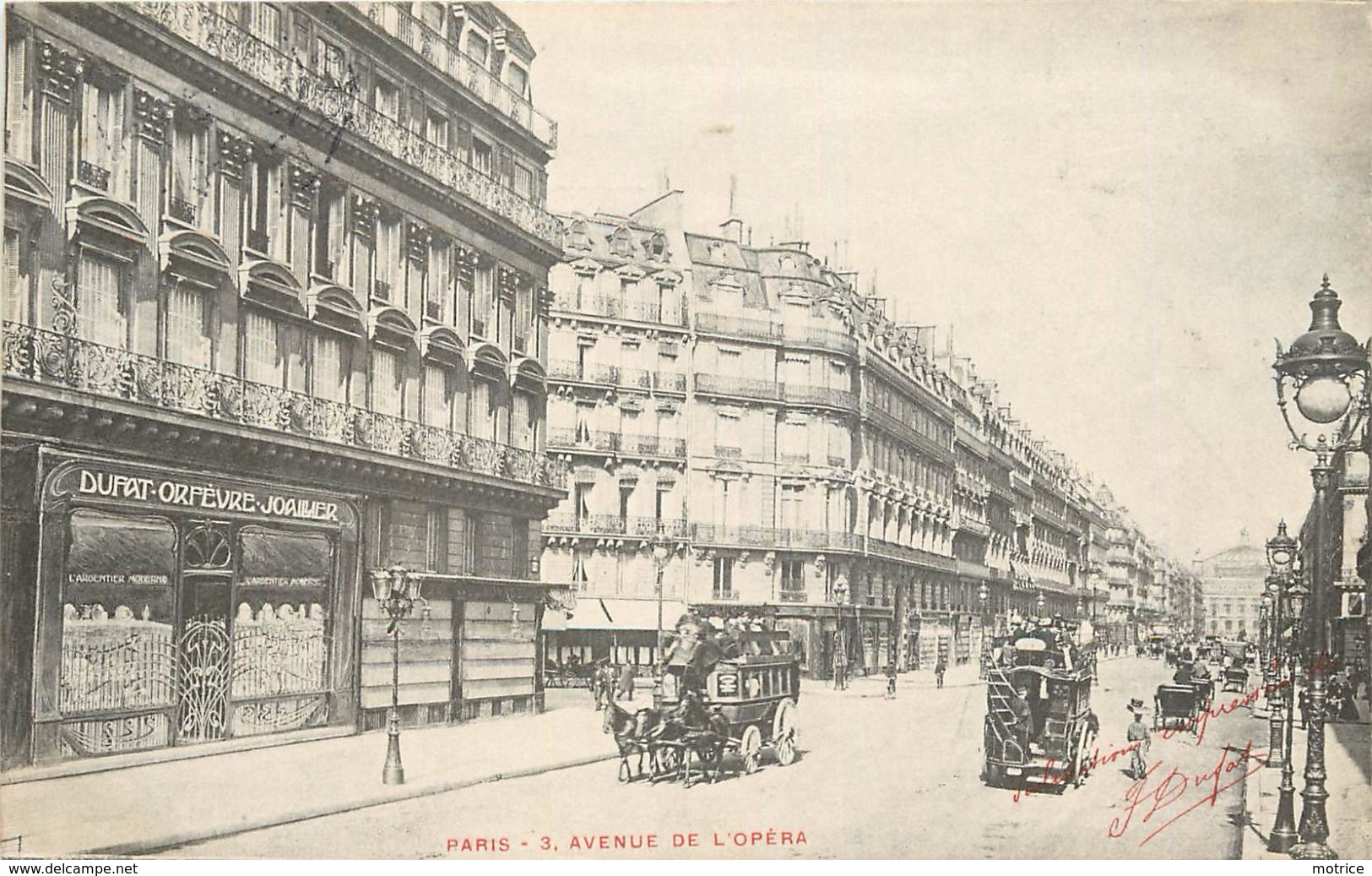 PARIS - 3,avenue De L'opéra (Dufa Orfèvre Joaillier) - Arrondissement: 01