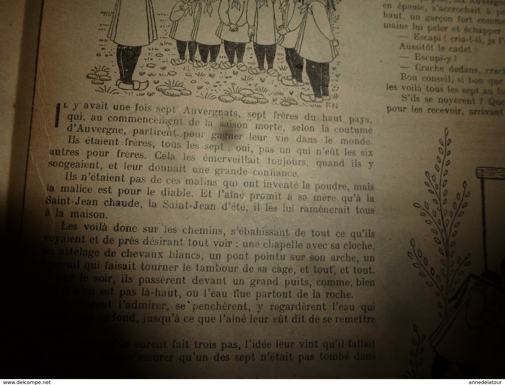 1948  LSDS Bécassine;Féerie Des Jongleurs,Trouvères Et Troubadours;Les 7 Auvergnats Qui N'ont Pas Inventé La Poudre;etc - La Semaine De Suzette