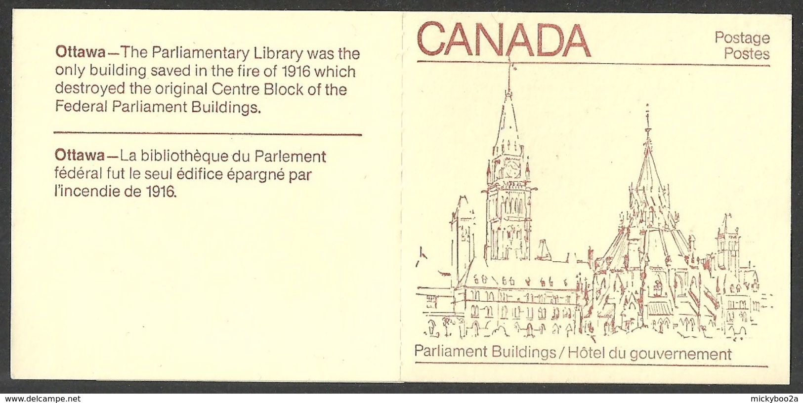 CANADA 1982 &1983 PARLIAMENT BOOKLETS MAPLE LEAVES MNH - Unused Stamps