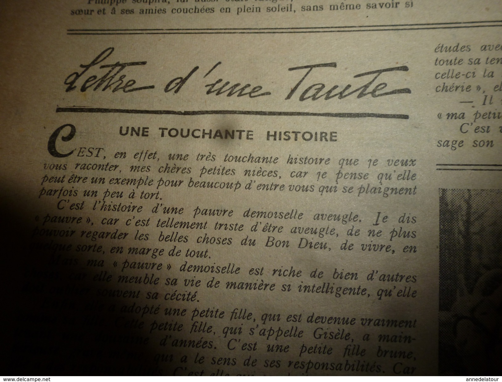 1948  LSDS  : 2 Petites Filles Remontent Les Champs-Elysées En Charrette Attelée Par Une Petite Chèvre ( Photo Nénos) - La Semaine De Suzette