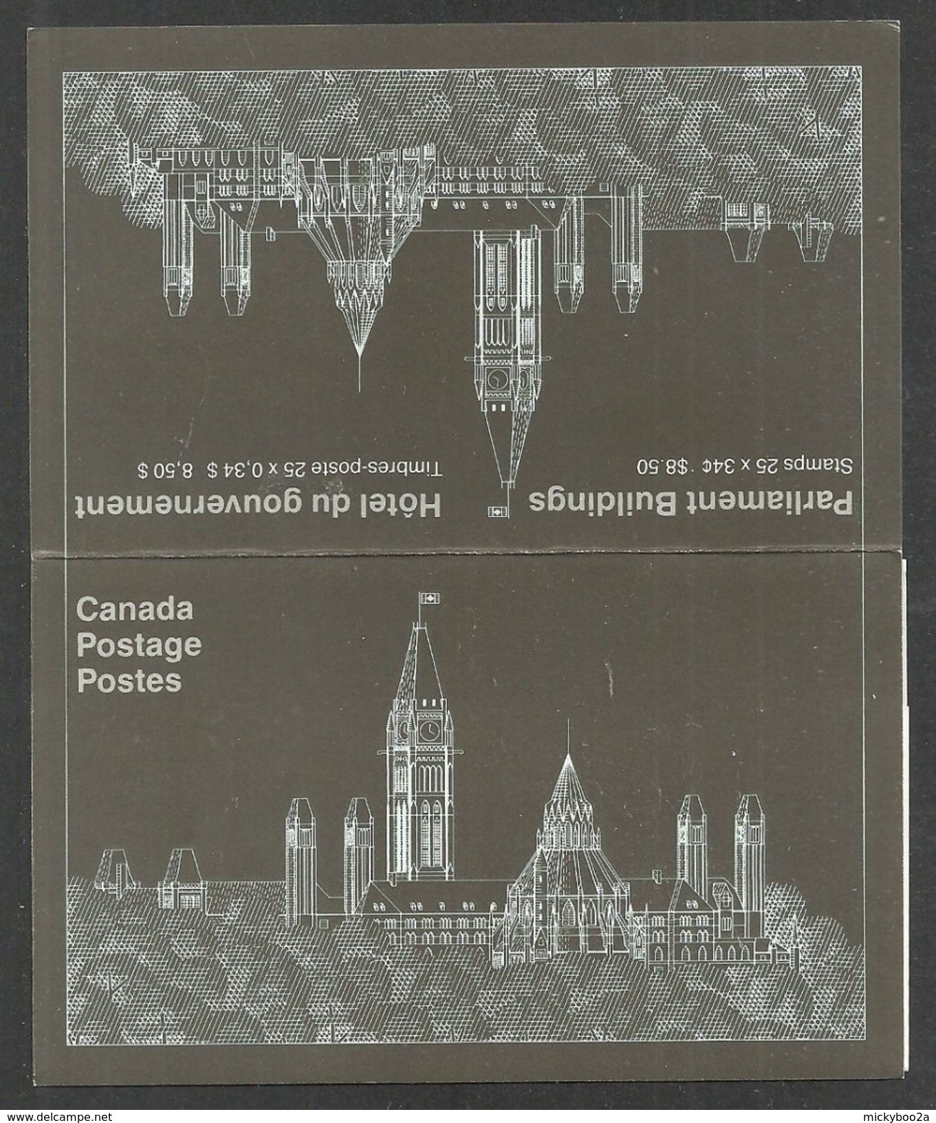 CANADA 1986 $8.50 PARLIAMENT BOOKLET MNH - Unused Stamps
