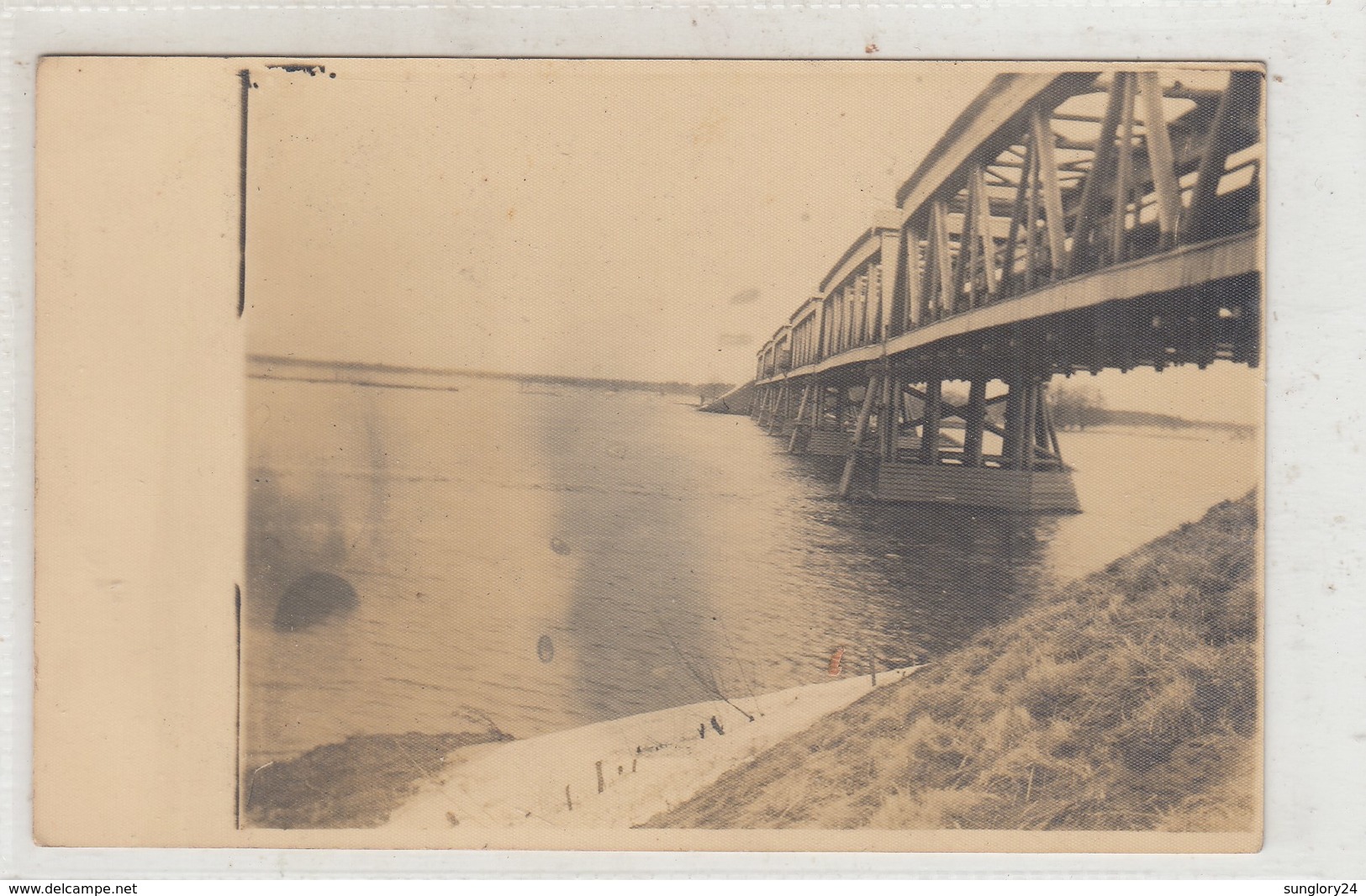 BELARUS. COLUMNS. RIVER NEMAN. Railway Bridge. - Belarus