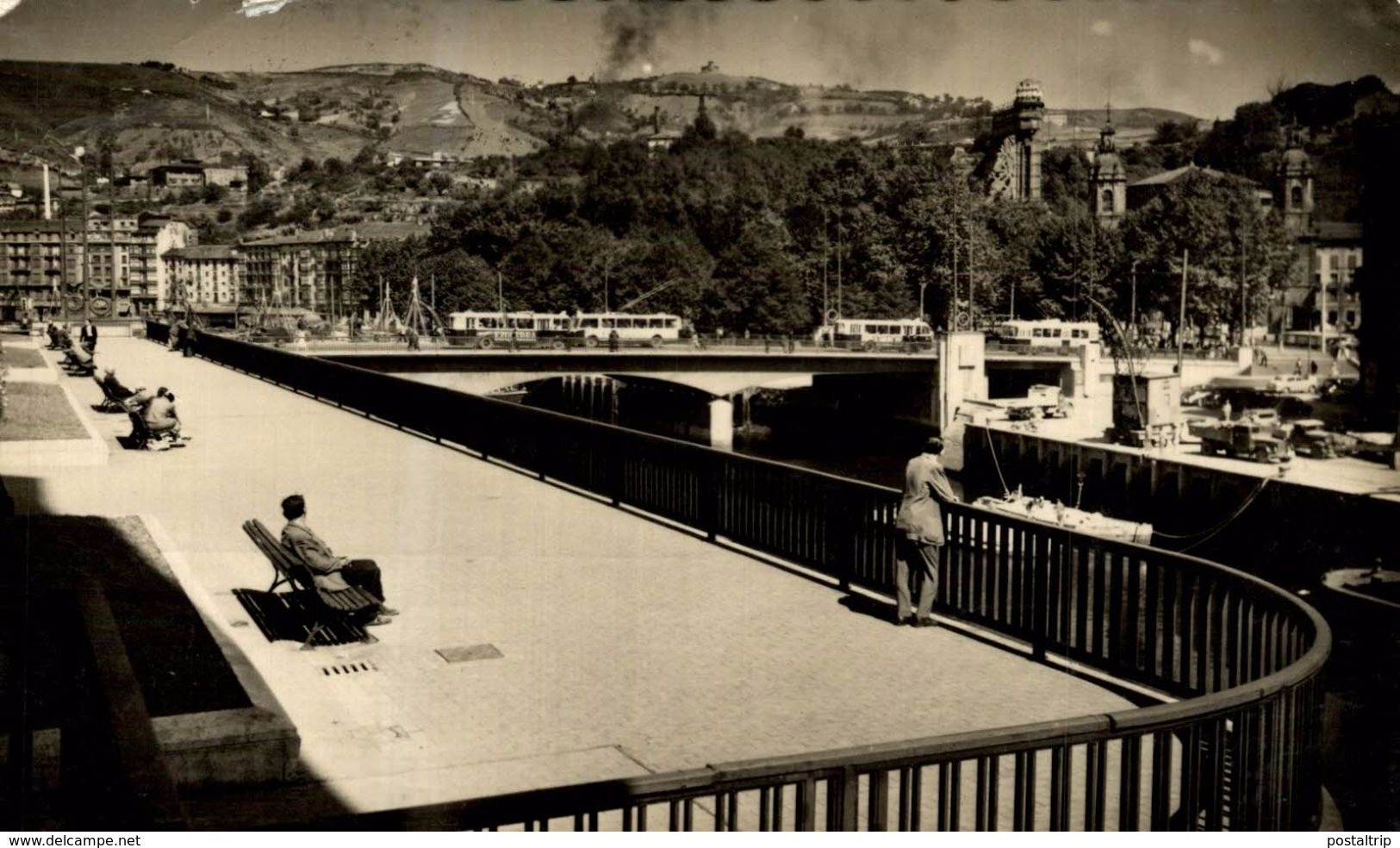 BILBAO, PUENTE DE LA VICTORIA Y ARENAL - Vizcaya (Bilbao)