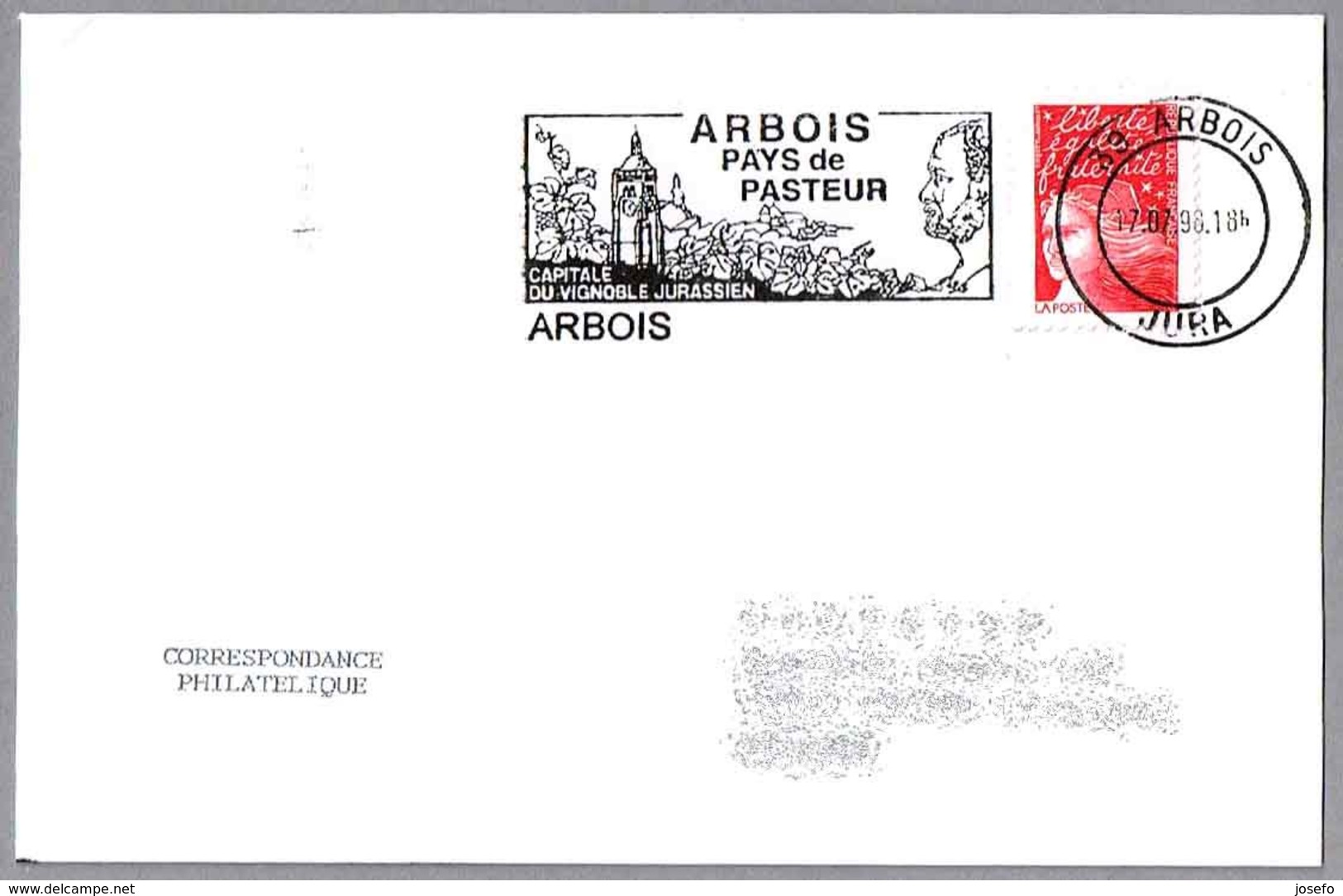 Arbois, Pais De LOUIS PASTEUR (1822-1895). Arbois 1998 - Chemie