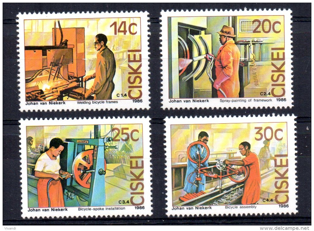 Ciskei - 1986 - Bicycle Factory - MNH - Ciskei