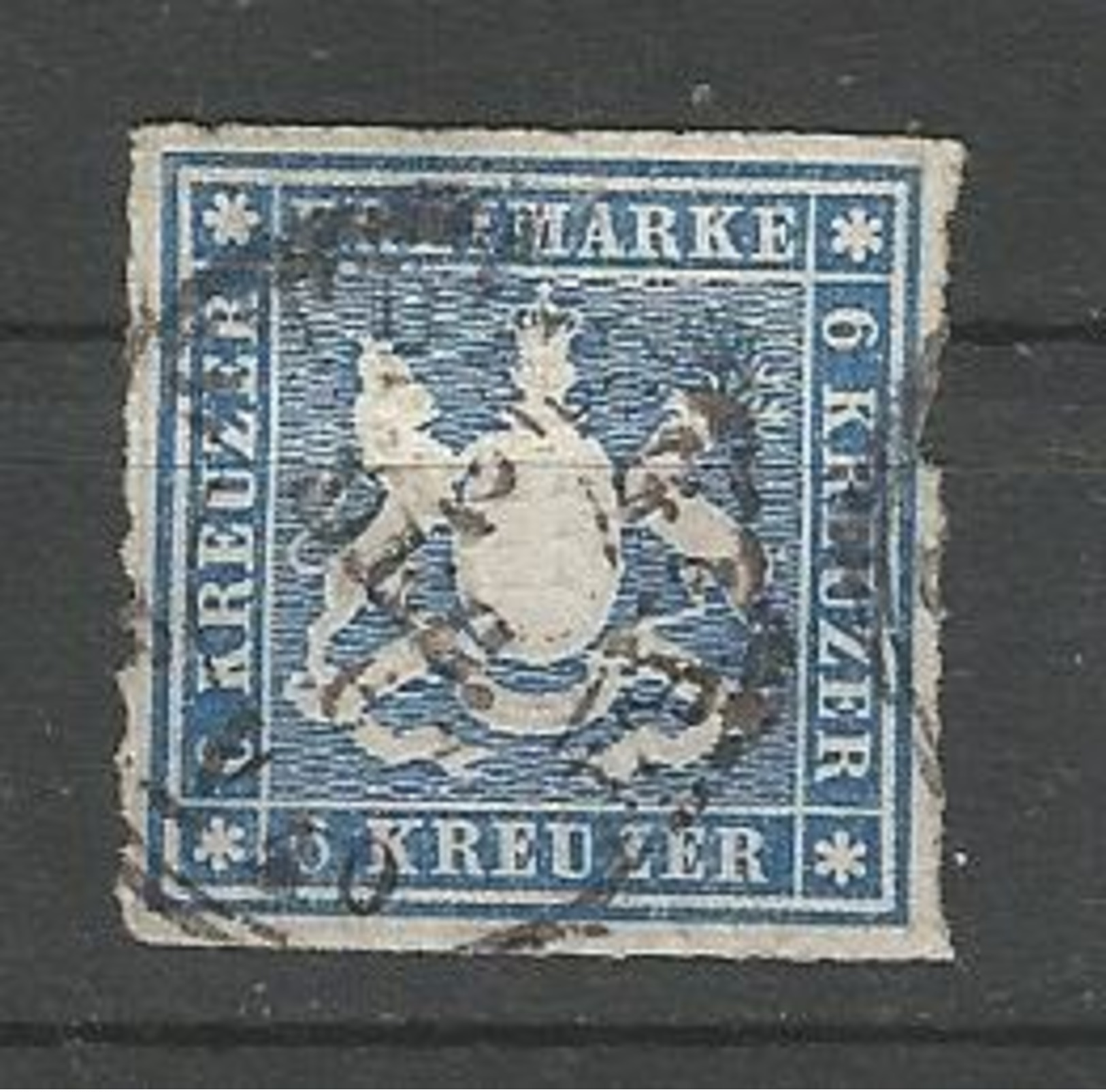 Württemberg. Wappen Von Württemberg, Nr. 32 A Gestempelt - Altri & Non Classificati