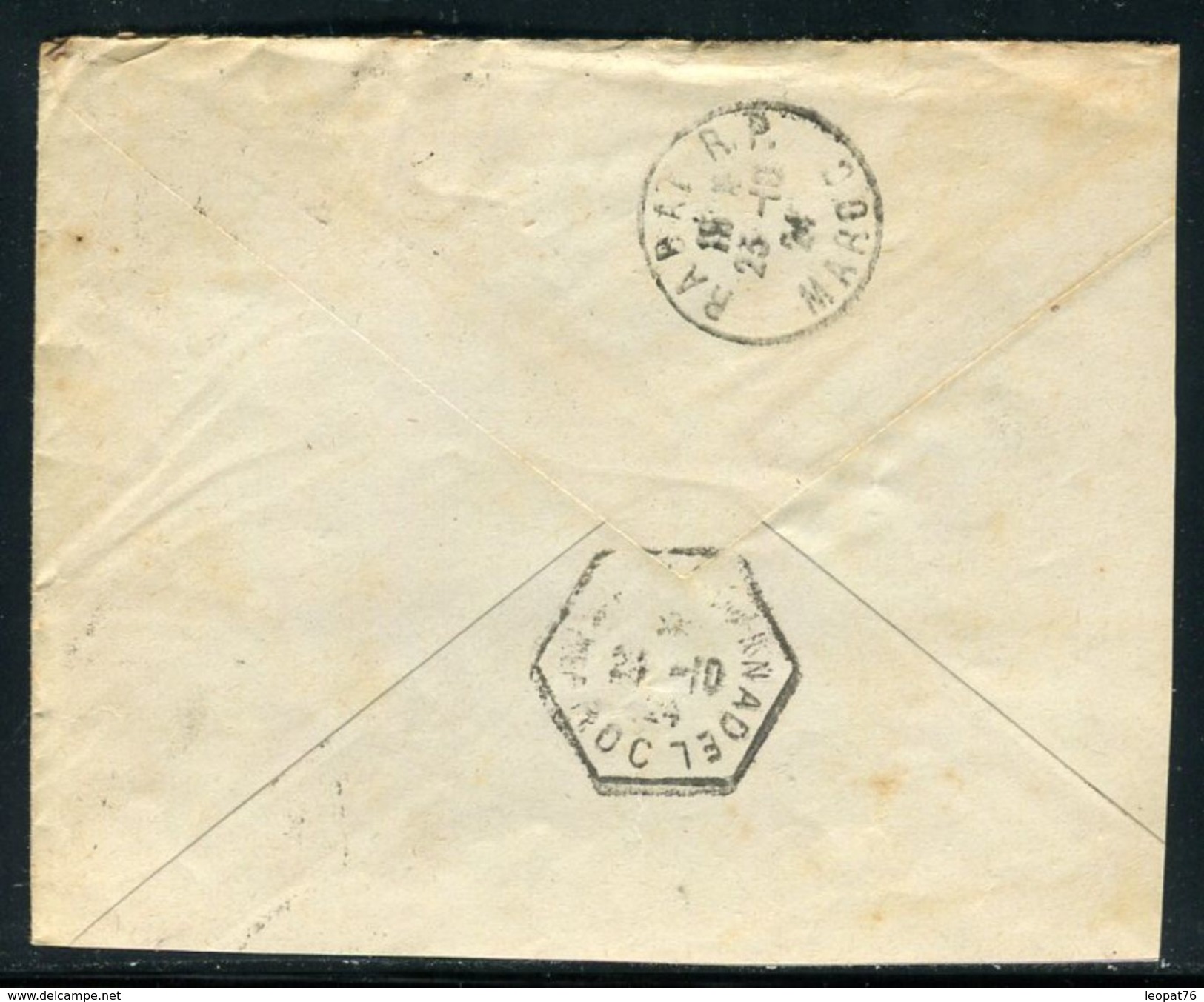 Maroc - Enveloppe ( Retaillée à Gauche ) De Fedhala Pour Sidi Bou Knadel En 1924 - Ref N 172 - Briefe U. Dokumente