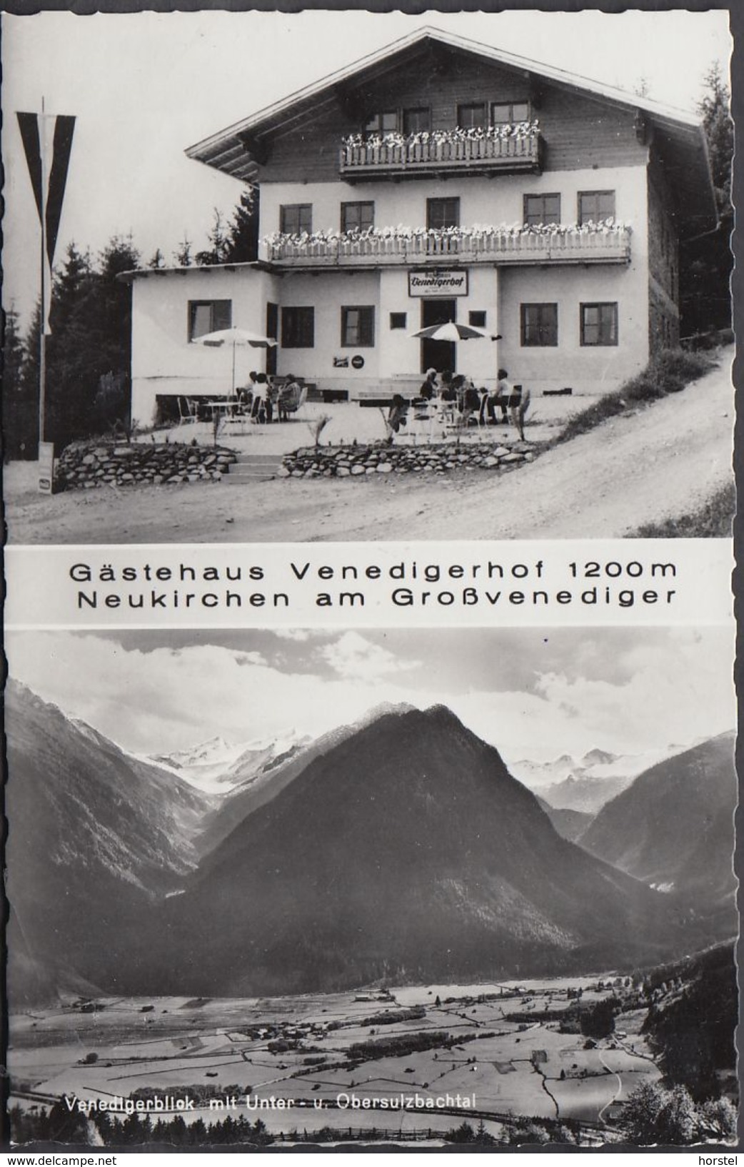 Austria - 5741 Neukirchen Am Großvenediger - Gästehaus Venedigerhof (60er Jahre) - Nice Stamp - Neukirchen Am Grossvenediger