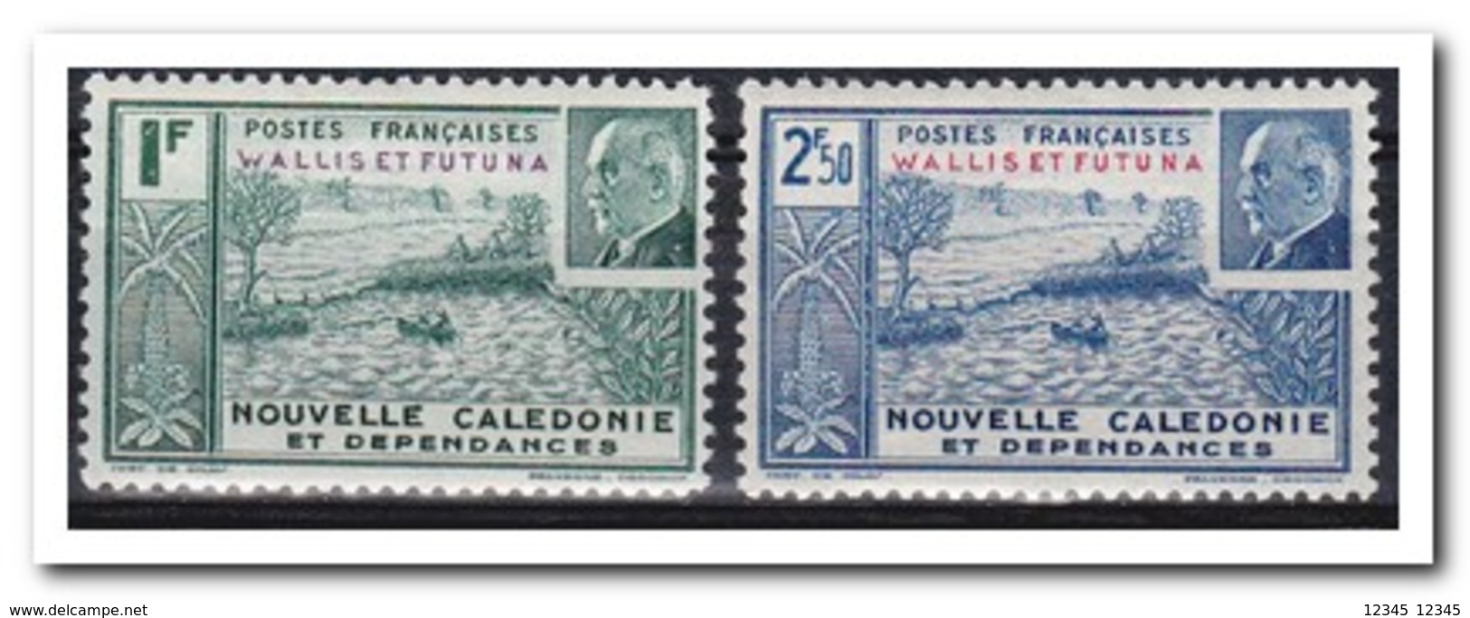 Wallis Et Futuna 1941, Postfris MNH, Marschall Petain, Nature - Nuevos