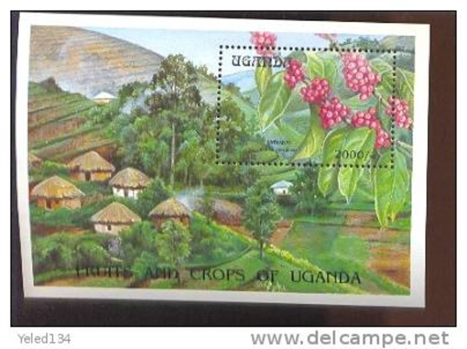 UGANDA  1210  MINT NEVER HINGED SOUVENIR SHEET OF FLOWERS - ORCHIDS - Autres & Non Classés