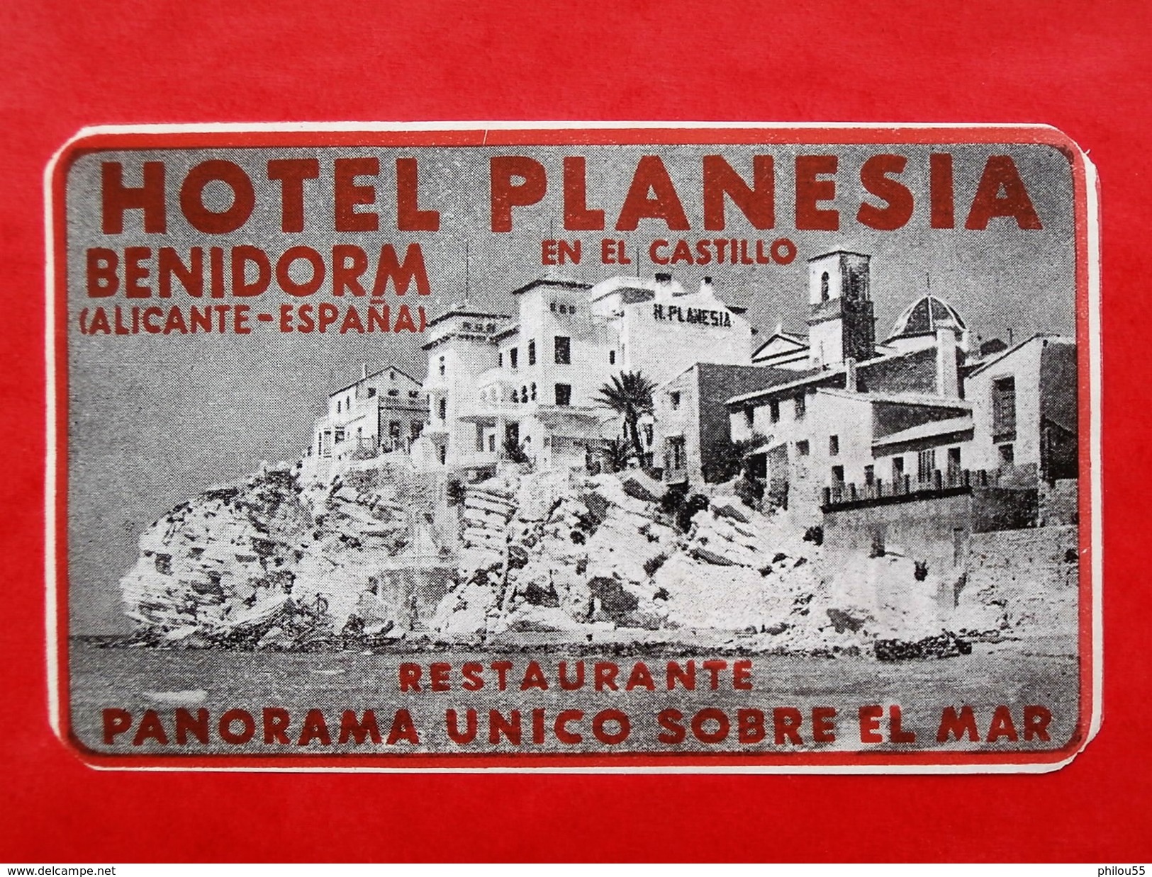 Espagne BENIDORM HOTEL PLANESIA EN EL CASTILLO Panorama Unico Sobre El Mar - Hotel Labels