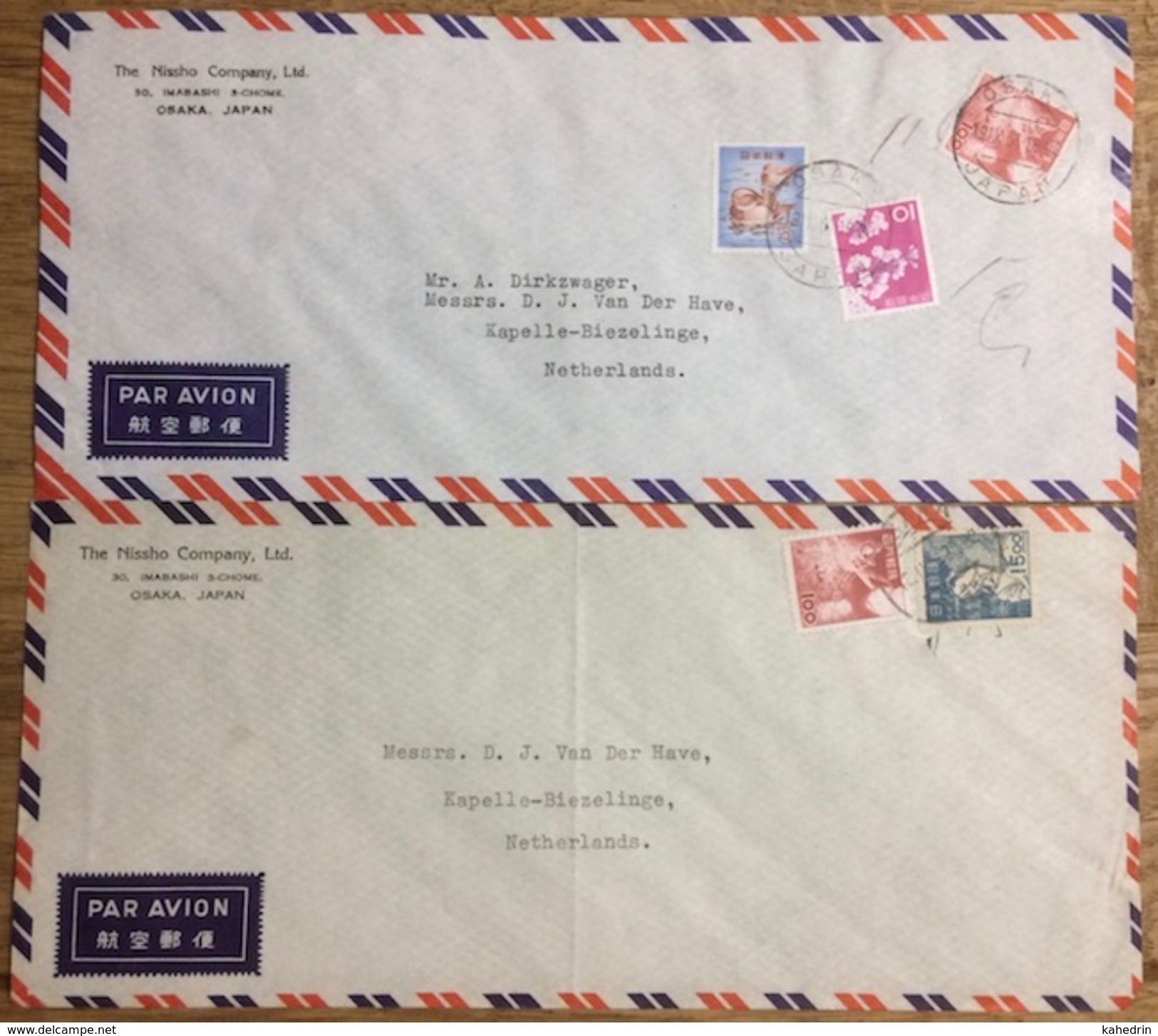 Japan 1961, 11 Airmail Covers - Luchtpost