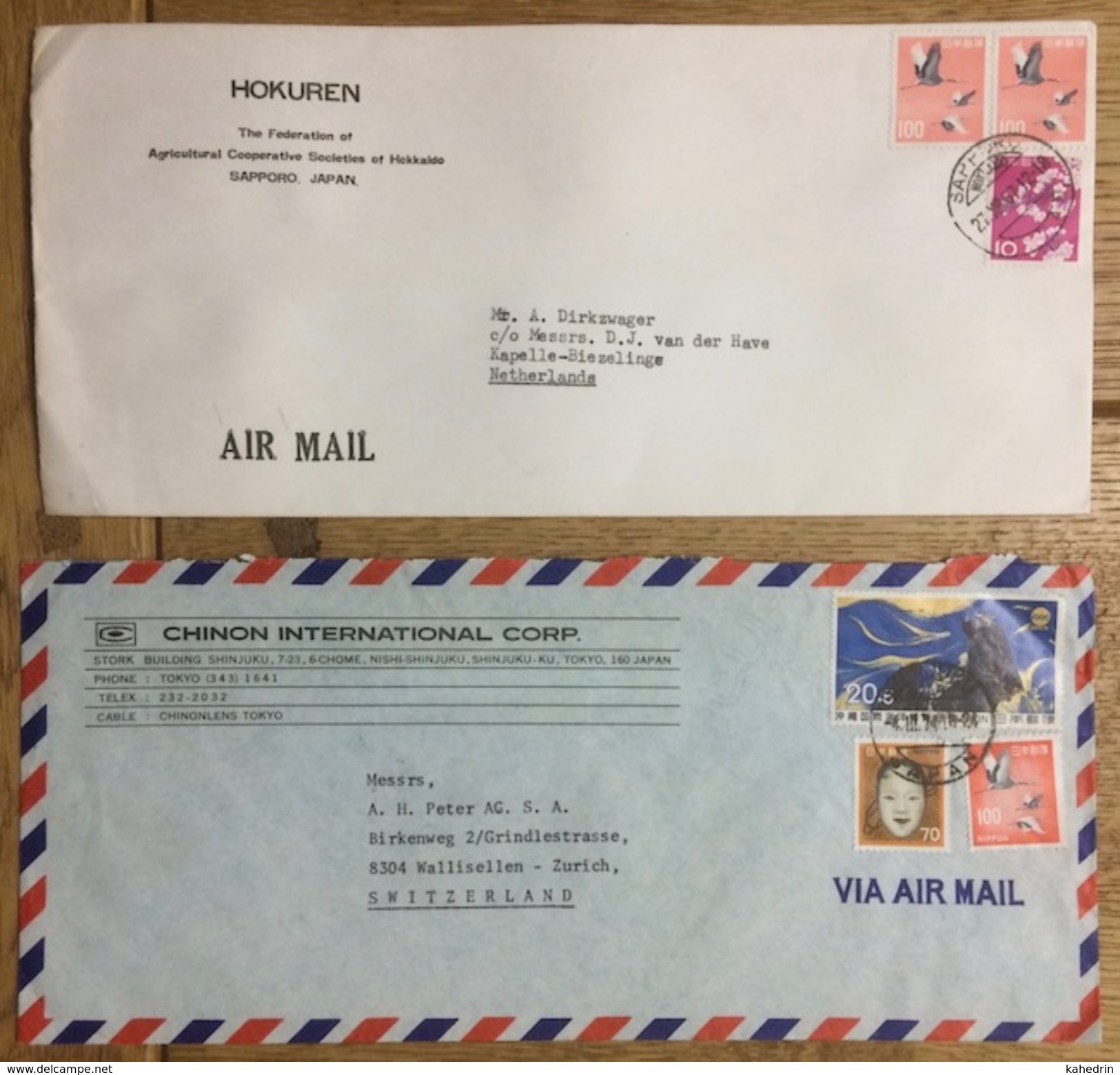 Japan, 10 Airmail Covers - Luchtpost