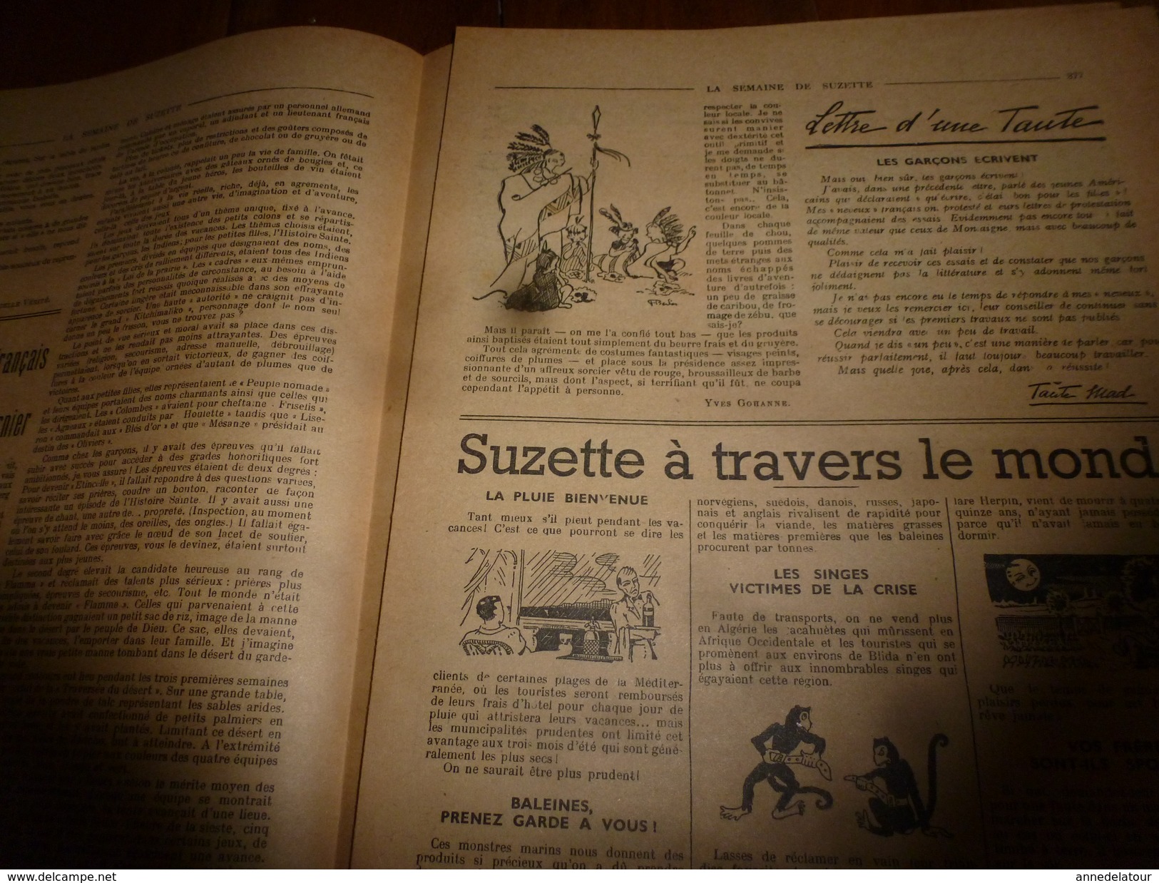 1947  LSDS : Le MOULIN Des TROIS EPIS; Bouli-Koko Travaille....comme Un Nègre ; Etc - La Semaine De Suzette