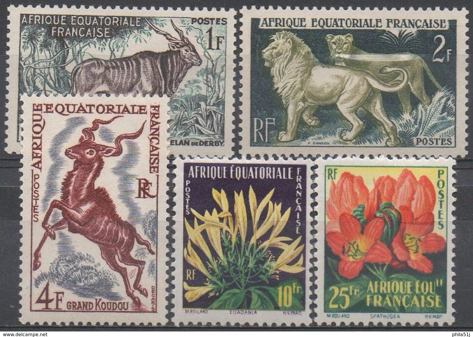 AFRIQUE  EQUATORIALE  FRANCAISE  N°LOT__NEUF* VOIR  SCAN - Unused Stamps