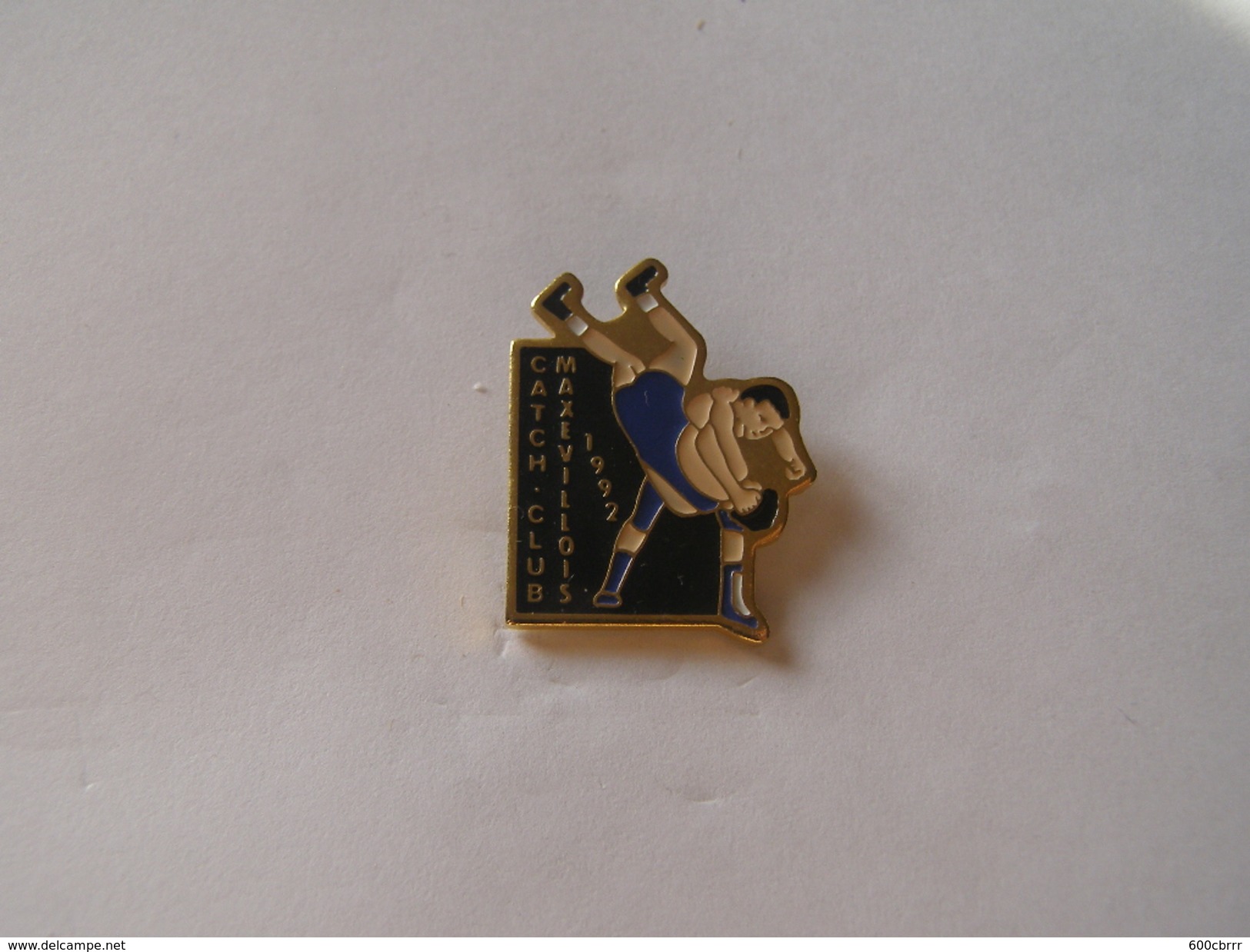 Pins Catch Club Maxevillois 1992 - Lutte