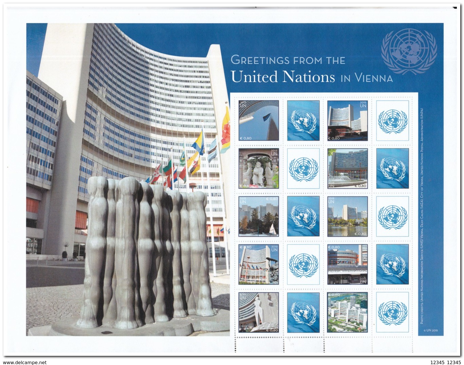 UNO Wenen 2014, Postfris MNH, Vienna International Centre - Ongebruikt