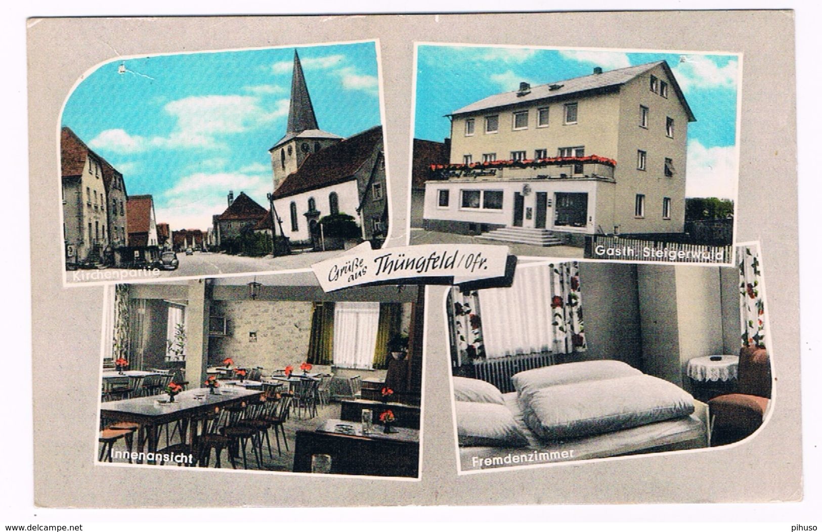 D-7895    THÜNGFELD : Multiview Mit Gasthaus Steigerwald - Bamberg