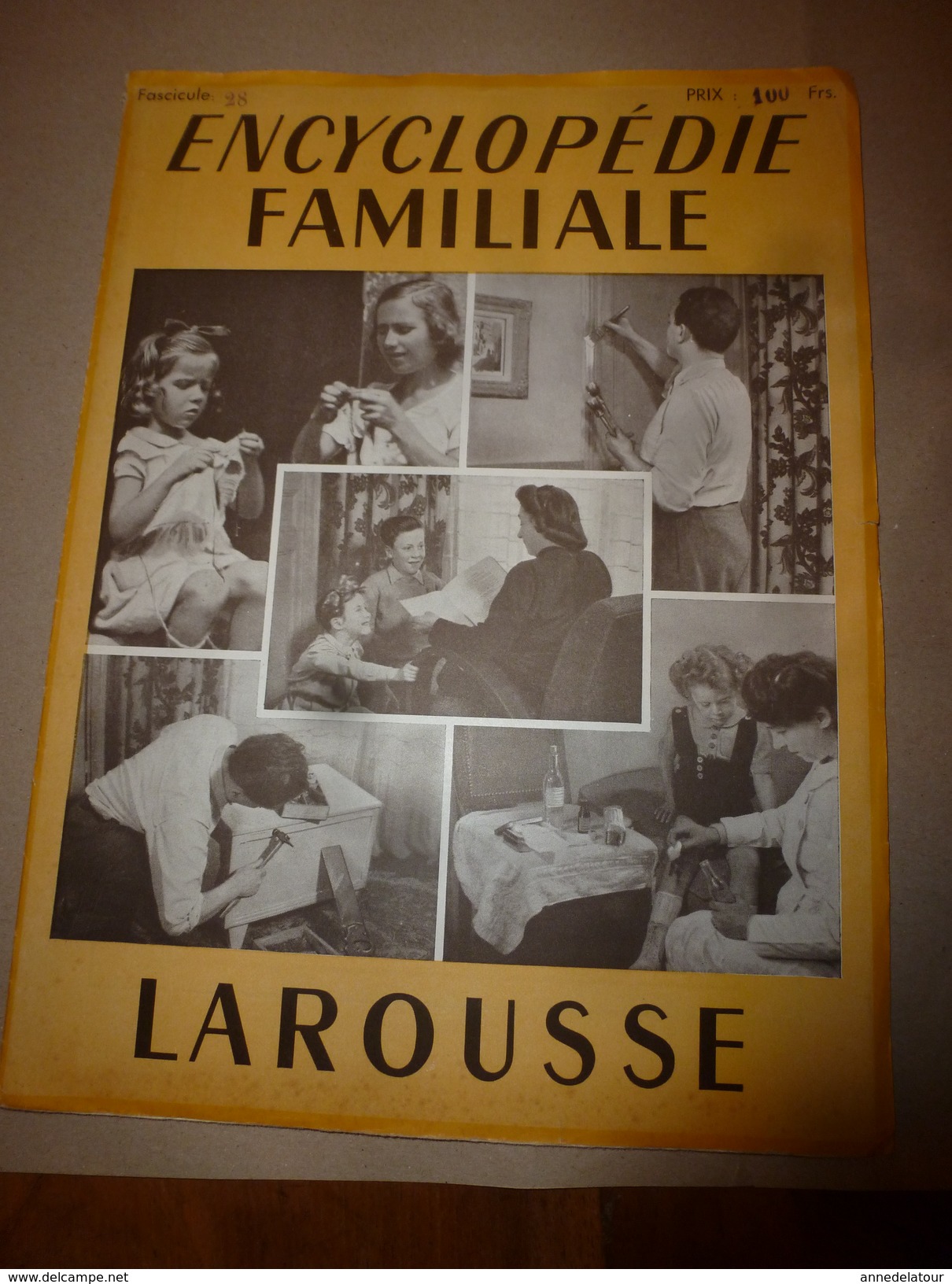 1950 ENCYCLOPEDIE FAMILIALE LAROUSSE ----->  La Lecture,Les Bibliothèques,Les Musées,Le Théâtre,Le Cirque,Le Cinéma - Encyclopédies