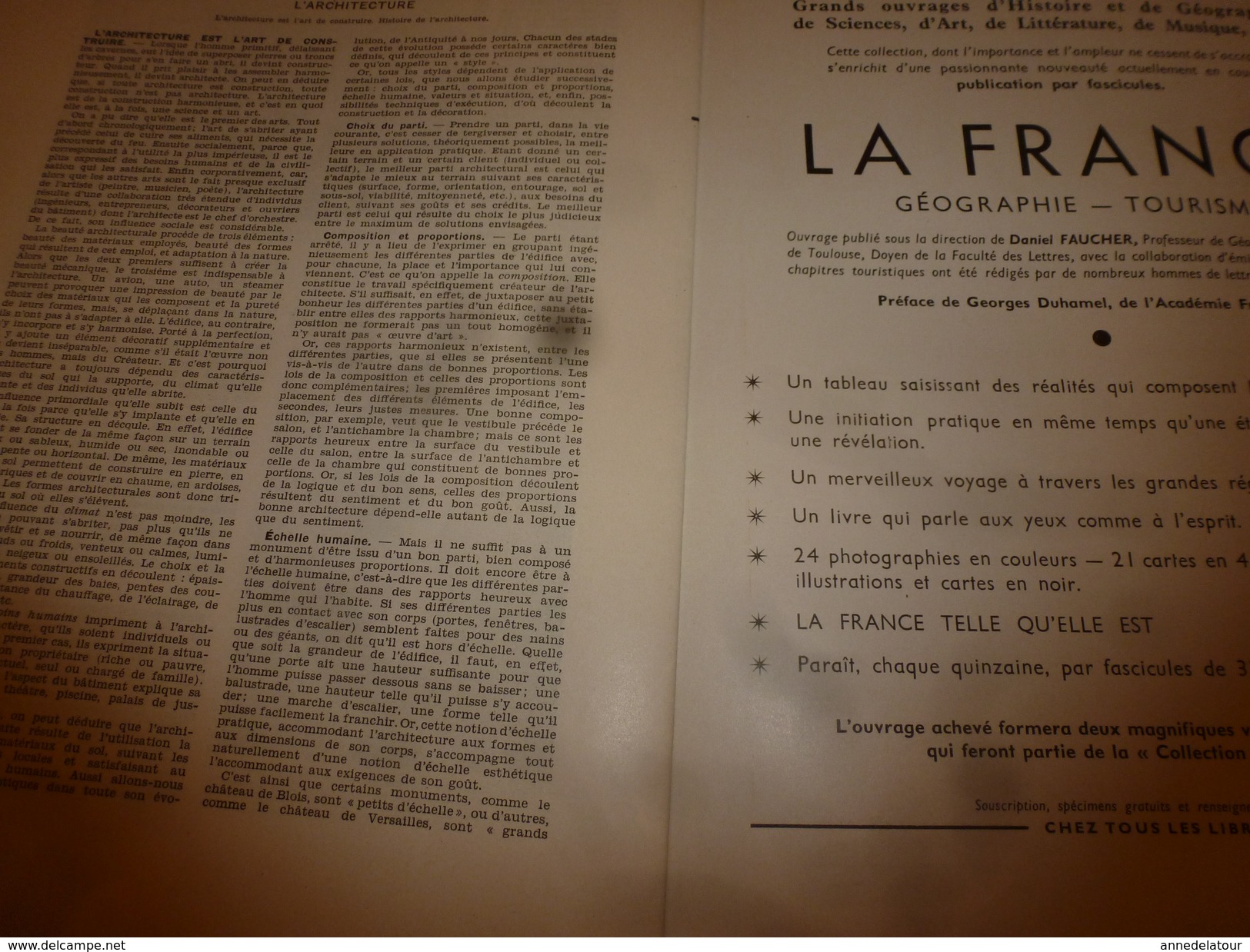 1950 ENCYCLOPEDIE FAMILIALE LAROUSSE ----->  La lecture,Les bibliothèques,Les musées,Le théâtre,Le cirque,Le cinéma