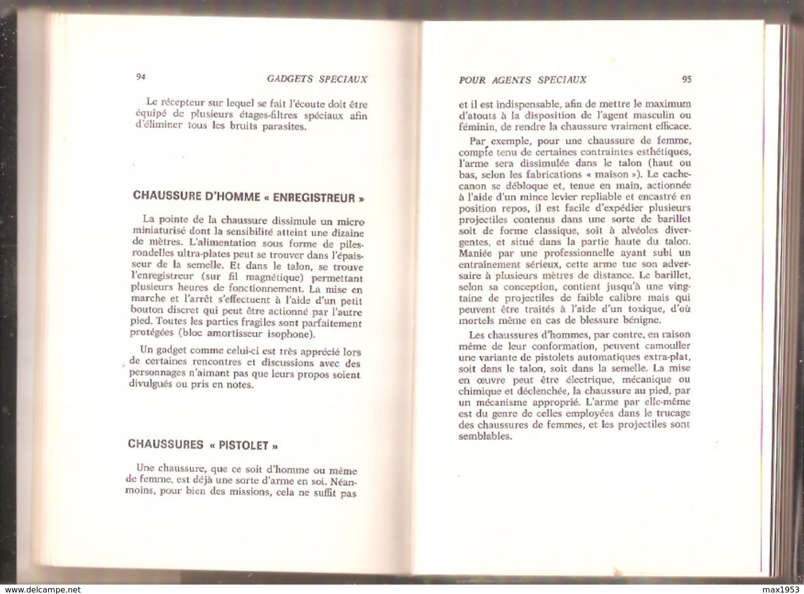 COLONEL X - GADGETS SPECIAUX POUR AGENTS SPECIAUX - Editions De L'Arabesque, Paris, 1968 - Editions De L'Arabesque