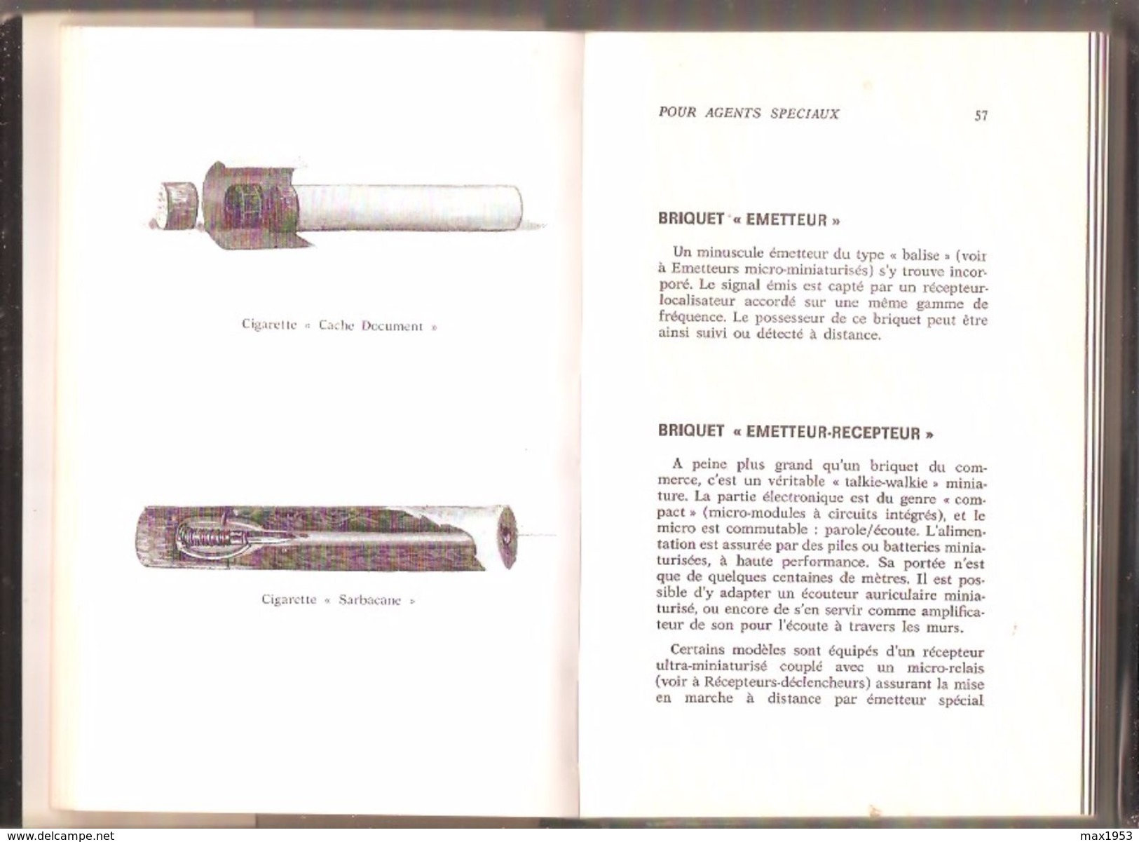 COLONEL X - GADGETS SPECIAUX POUR AGENTS SPECIAUX - Editions De L'Arabesque, Paris, 1968 - Editions De L'Arabesque