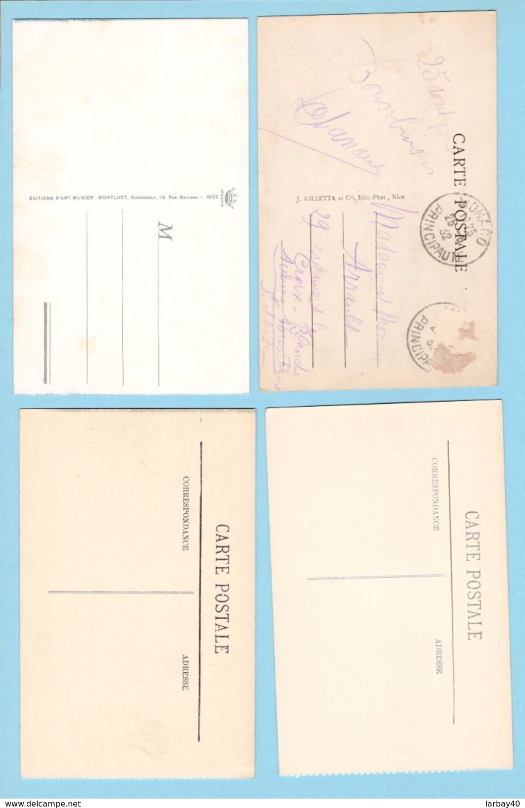 Lot De 12 Cpa Carte Postale Ancienne  - Monaco Monte Carlo   Ect - Verzamelingen