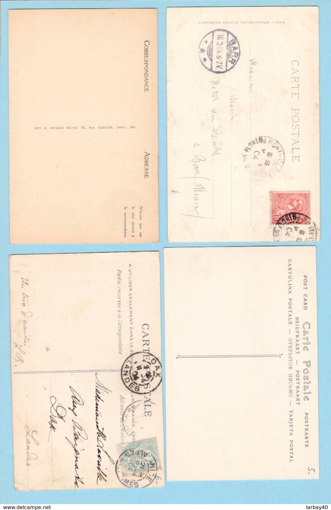 Lot De 12 Cpa Carte Postale Ancienne  - Monaco Monte Carlo   Ect - Collections & Lots