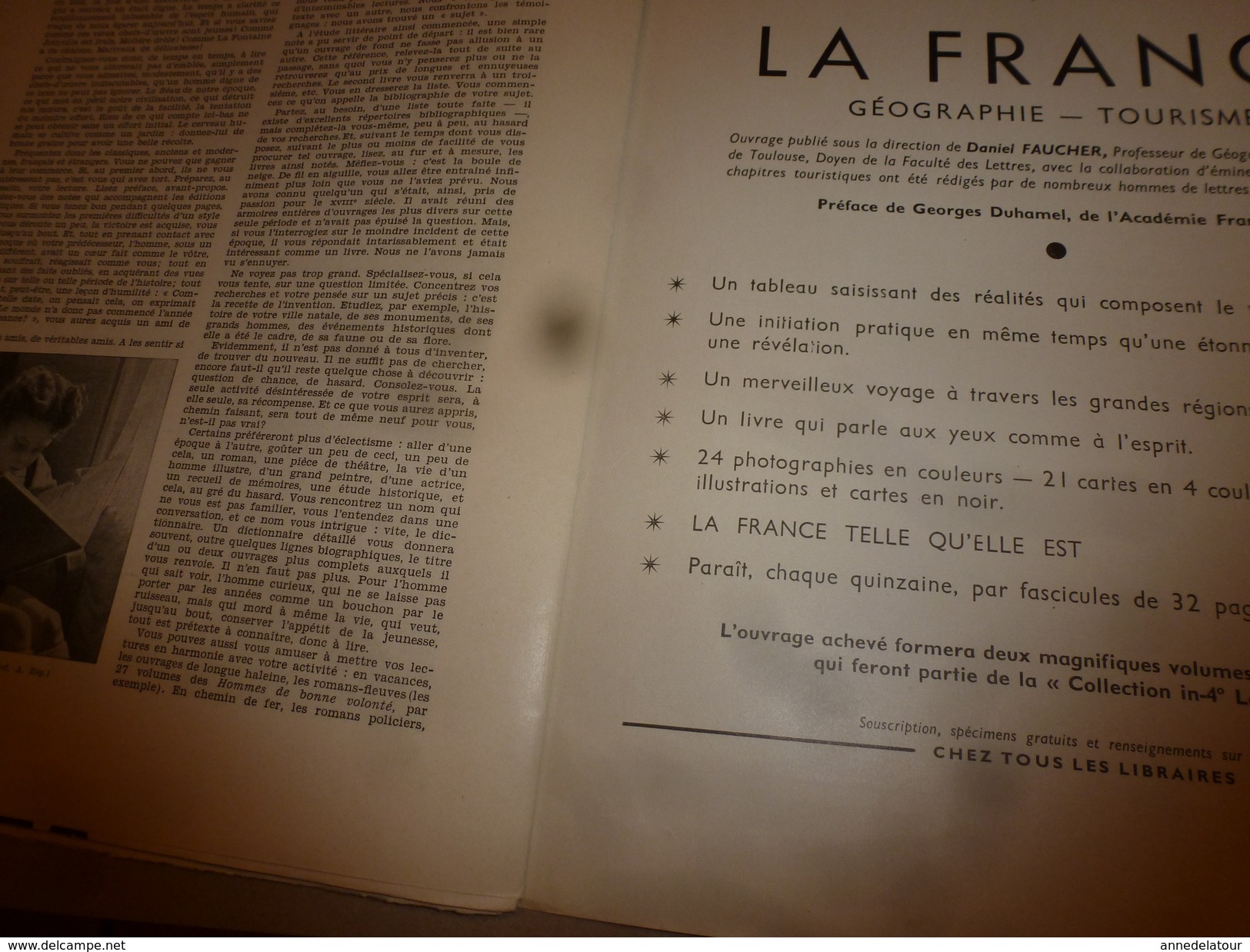 1950 ENCYCLOPEDIE FAMILIALE LAROUSSE -----> Reliure,Noeuds et cordages,Tissage-main,Vannerie,Cannage,Paillage,Lecture