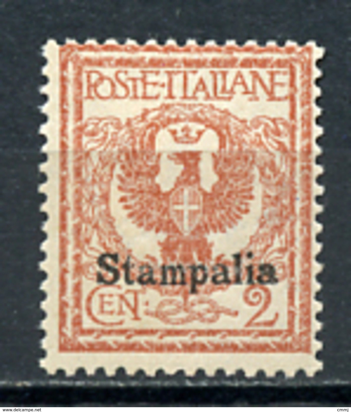 1912 - EGEO (STAMPALIA) - Unif.  1 -  LH -  (W09022013.....) - Egée (Stampalia)