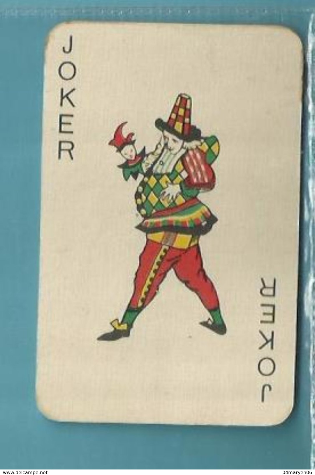 1 X  Kaart-   JOKER   = "WAASSE  LEDER & TEXTIELFABRIEKEN  -St. Niklaas-W   "- - Autres & Non Classés