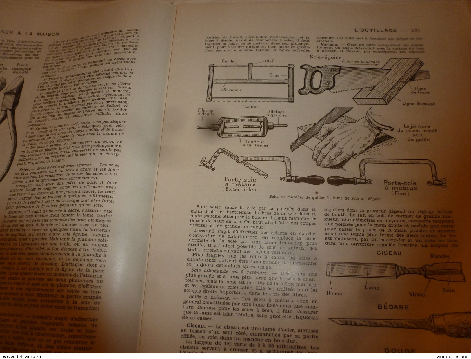 1950 ENCYCLOPEDIE FAMILIALE LAROUSSE ->Accidents,Pharmacie familiale,Travaux à la maison,Outillage,Travail des matériaux