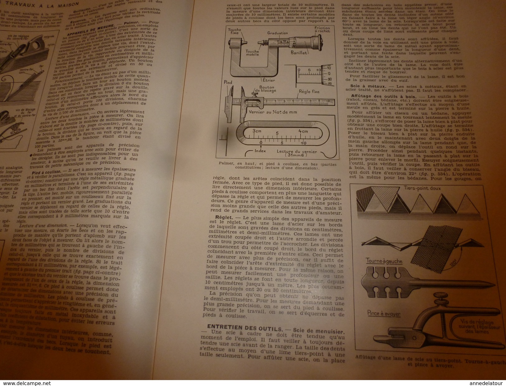 1950 ENCYCLOPEDIE FAMILIALE LAROUSSE ->Accidents,Pharmacie familiale,Travaux à la maison,Outillage,Travail des matériaux