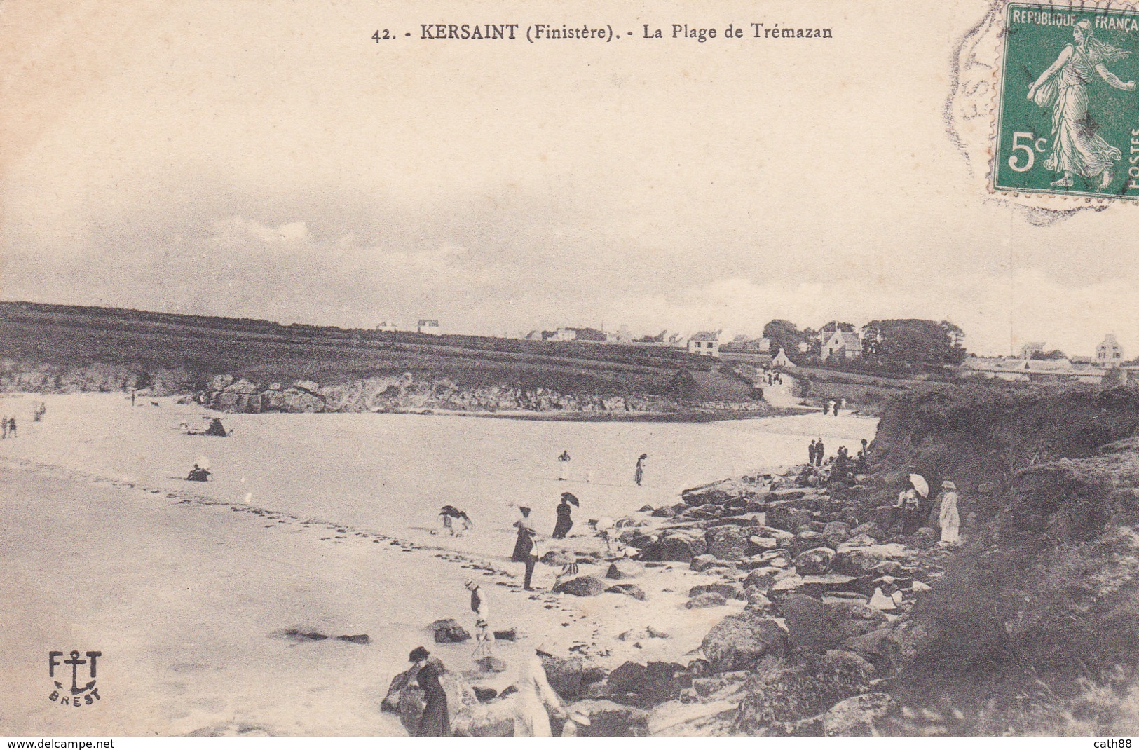 KERSAINT - La Plage De Trémazan - Kersaint-Plabennec