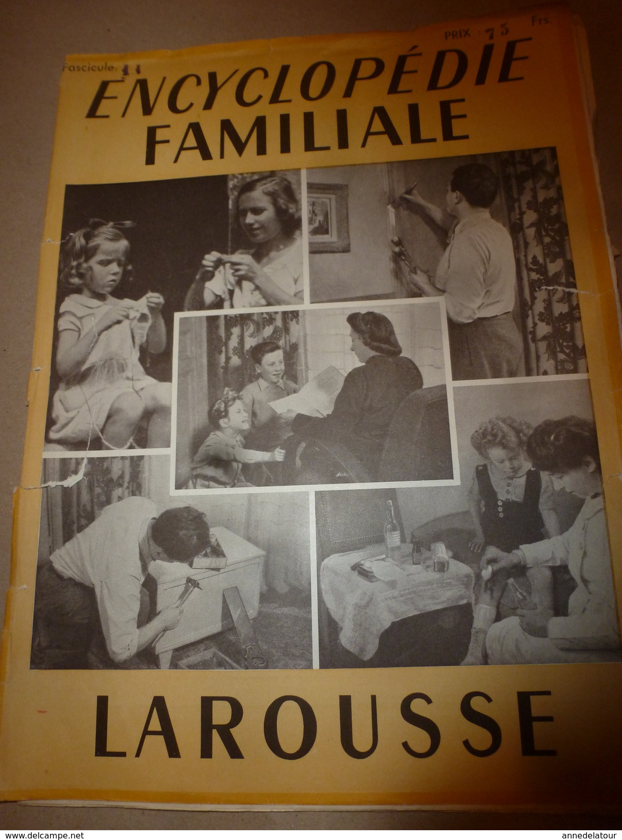 1950 ENCYCLOPEDIE FAMILIALE LAROUSSE ->Gastrotechnie, La Science Ménagère, Entretien De La Maison - Encyclopedieën