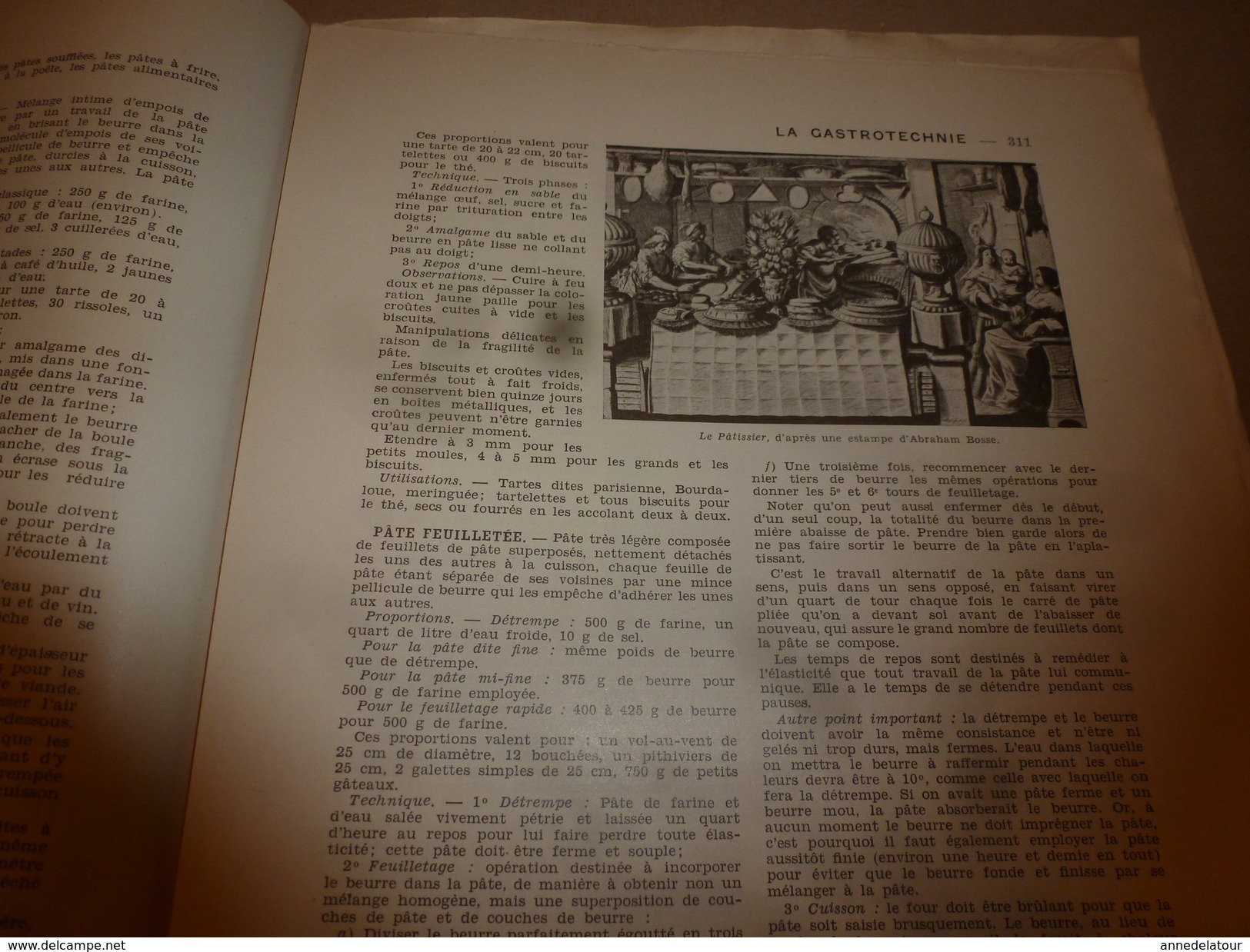 1950 ENCYCLOPEDIE FAMILIALE LAROUSSE -> L'alimentation rationnelle, La Gastrotechnie