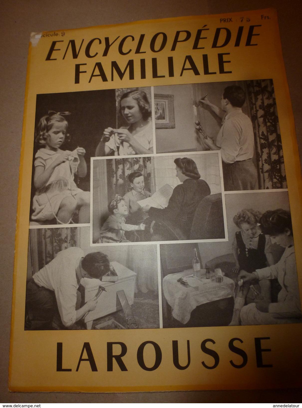 1950 ENCYCLOPEDIE FAMILIALE LAROUSSE -> Les Achats , L'alimentation Rationnelle - Enciclopedie