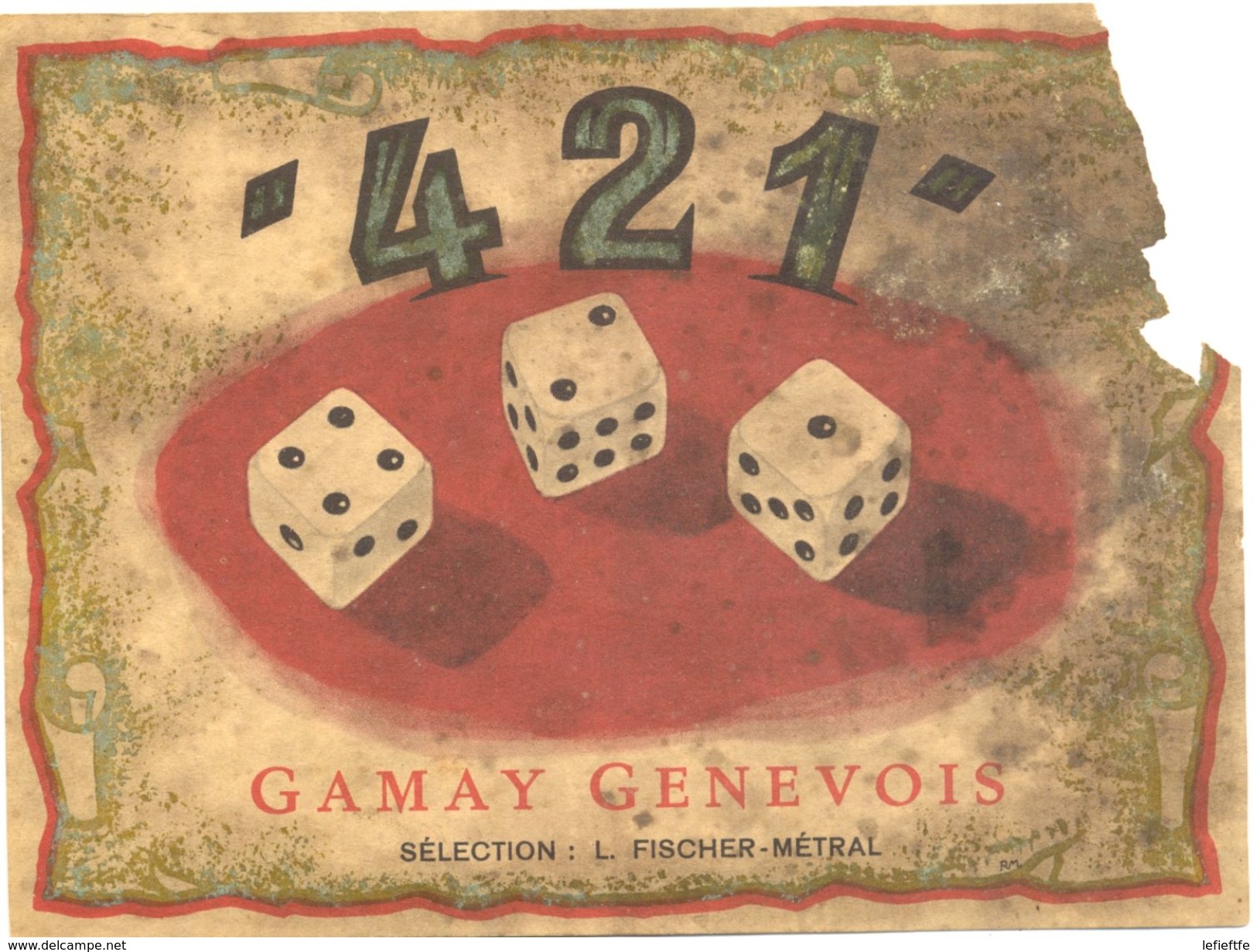 1513 - Suisse - 421 - Gamay Genevois - Sélection : L. Fischer - Métral - Rouges